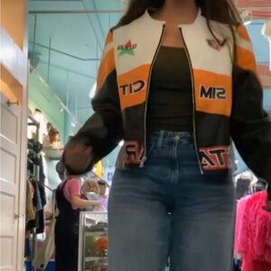 Racer Jacket Motorsport Faux Leather